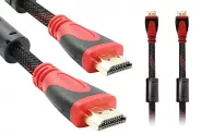  HDMI Cable Full HD Black/Red [HDMI to HDMI 15m] Braid