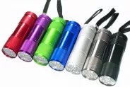  Flashlights 3-LED battery 3xAG13 (China Metal)