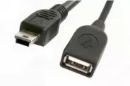  USB 2.0 A/F to 5pin mini 1.0m (HOY Cable)