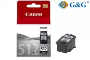  Canon PG-512 PG-510 Black Ink Cartridge 12ml 350p (G&G ECO MP240)