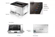  Samsung CLP-365 Color Laser Printer - 