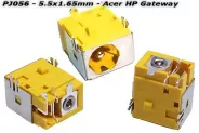  DC Power Jack PJ056 5.5x1.65mm (Acer HP Gateway Easynote) - Yellow