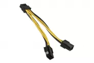  Cable 2x 6Pin PCI-E (F) to 8Pin PCI-E (M) 15cm (Power to VGA)