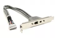  Cable Bracket 2 Port Firewire IEEE1394 to 16 Pin IDC Header