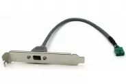  Cable Bracket 1 Port Firewire IEEE1394 to 10 Pin IDC Header