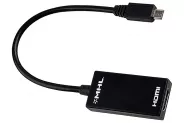  micro USB to HDMI HDTV HML Cable Adapter [micro USB/M to HDMI/F]