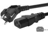   AC Power supply cable cord 3C*0.75 (C13-EU Shuko 1.2m)