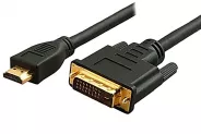  DVI to HDMI Cable Black [DVI-D to HDMI 2m] PVC