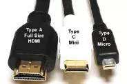  HDMI to micro HDMI Full HD Cable Black [HDMI to HDMI-D 1.5m] PVC