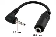  Cable Adapter [2.5mm JACK(M) to 3.5mm JACK(F) 0.2m]