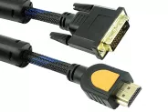  DVI to HDMI Cable Black/Blue [DVI-D to HDMI 5m] Braid