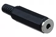 Cable Audio Video Connector [3.5mm JACK(F) Socket Stereo Plastic]