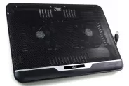  Cooling stand 2xFan 15.6'' USB Fan 11Db Black (Cooler 2088)