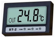  Digital Thermometer In/Out/Clock (No brand ST-2)