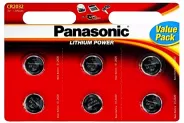  3V CR2032 Lithium battery (Panasonic) . 6  1