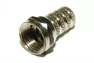     F-connector to coaxial cable F-Plug RG59 (F-611)