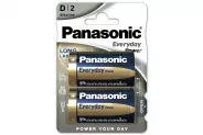  1.5V R20 size D battery Alkaline (Panasonic) .2  1