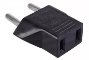  AC Power Plug Travel Adapter Converter (US to EU 2-pin)