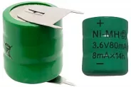  3.6V  NiMH battery 80mAh (C.F.L.)