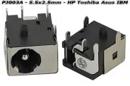  DC Power Jack PJ003A 5.5x2.5mm (HP Compaq Toshiba Asus LG IBM)