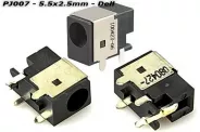  DC Power Jack PJ007 5.5x2.5mm (Dell)