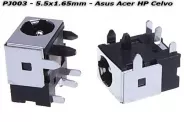  DC Power Jack PJ003 5.5x1.65mm (Asus Acer HP Compaq Celvo)