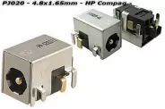  DC Power Jack PJ020 4.8x1.65mm (HP Compaq)