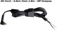   DC CORD 4.0x1.7mm 2-pin 1.5m (HP Compaq)