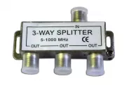 ������� �� ������� ��������� 1 x 3 Way Cable TV Splitter 5-1000MHz