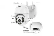 Wifi IP ������ H.265 5MP FULL HD 1080� audio PTZ auto tracking