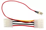 ����� Cable Molex 4pin male to 3pin male 20cm (Akasa 4pin to 3pin)