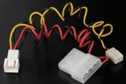 ����� Cable Molex 3pin fan to 4pin PSU Molex 20cm (Power to Fan)