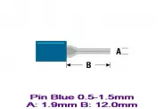 �������� ������� ������ Pin Blue 1.5-2.5mm A:1.9mm B:12.0mm ��.10��