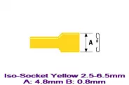 �������� ������� ������ Iso-Socket Yellow 2.5-6.5mm A:4.8 0.8B:mm ��.10��