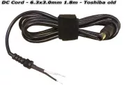   DC CORD 6.3x3.0mm 2-pin 1.8m (Toshiba old) Quality