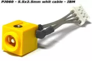  DC Power Jack PJ060 5.5x2.5mm w/cable 1.4 (IBM)