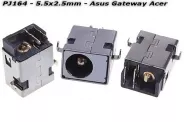  DC Power Jack PJ164 5.5x2.5mm (Asus Gateway Acer)