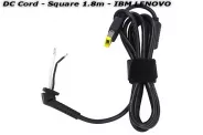   DC CORD 7.9x1.0x5.5mm 2-pin 1.8m (IBM LENOVO) Square