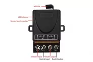 Wireless ON OFF Remote control RF433 �������� 30A 110/220V (KEBIDU 1 Sw)