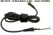   DC CORD 5.5x2.5mm 2-pin 1.5m (Asus)