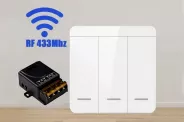 Wireless ON OFF Remote control RF433 �������� ���� (KEBIDU 1 Sw. 3button)