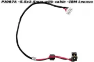  DC Power Jack PJ087 5.5x2.5mm w/cable 23 (IBM Lenovo)