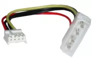  Cable 1x 4Pin Molex (F) to 4Pin Floppy (F) 15cm (Power to FDD)