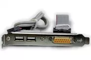  Cable Bracket 2 Port USB2.0 +Game to 16 +10 Pin IDC Header