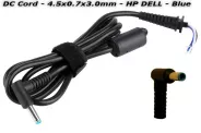   DC CORD 4.5x0.7x3mm 3-pin 1.5m (HP Dell) Blue