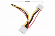 ����� Cable 2 x 4Pin Molex (M) Connector 50cm (ATX PSU Connector)