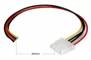  Cable 4Pin Molex (M) Connector 40cm (ATX PSU Connector)