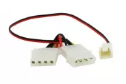 ����� Cable Molex 4pin male to 4pin female + 5V Fan Power Adapter Cable