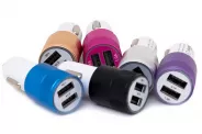 ������� Car Charger 12-24V to 5.0V 2.1A 10W 2xUSB (Phontres CC87 2.1A)