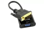  DVI to VGA Cable Adapter Projector [DVI-D(M) to VGA(F)]
